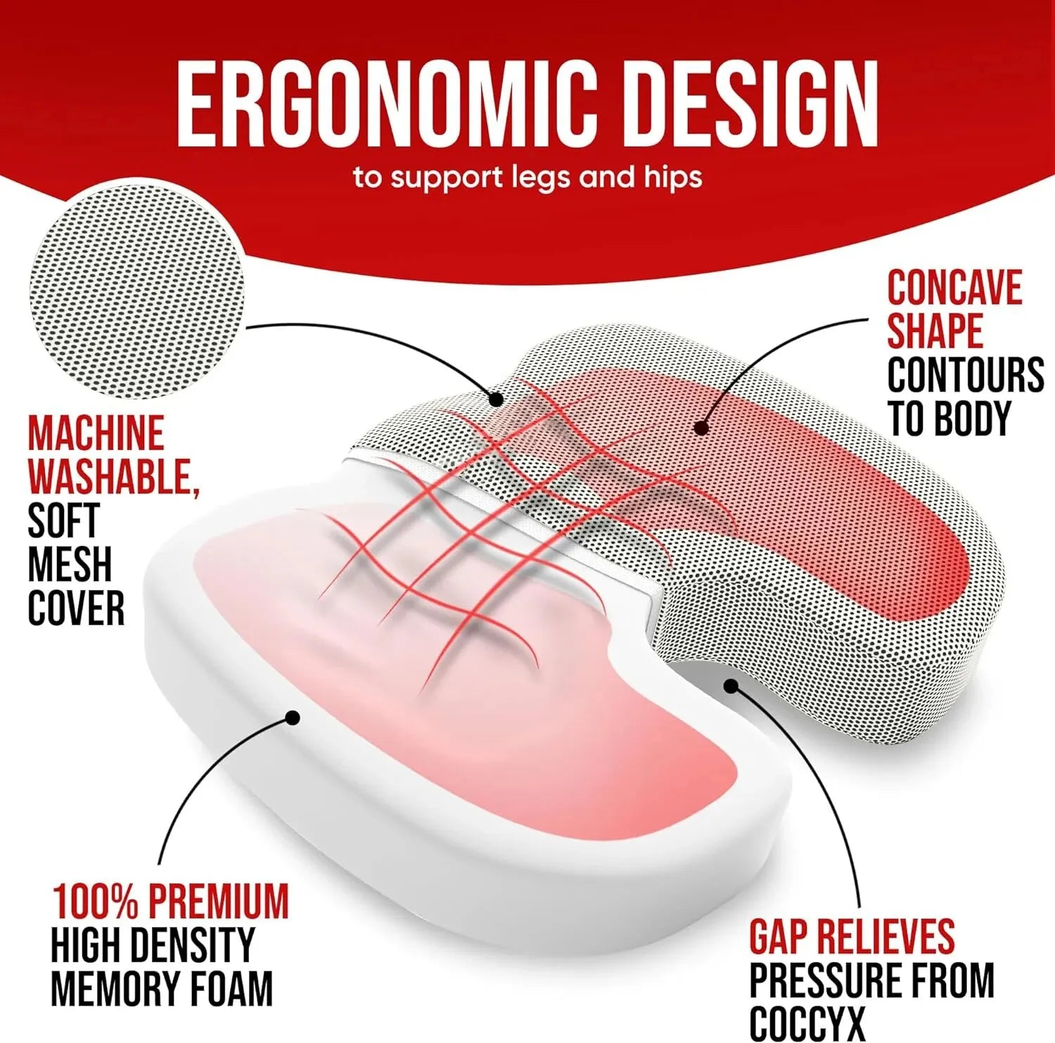 ergonomisk sittkudde